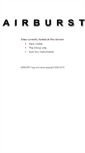 Mobile Screenshot of airburst.co.uk
