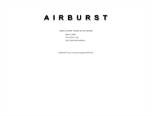 Tablet Screenshot of airburst.co.uk